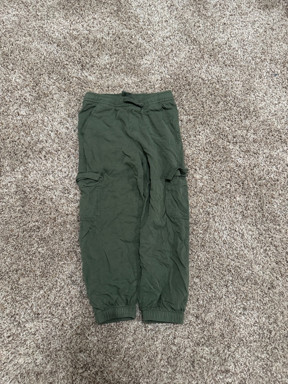 Old Navy Olive Green Kids Cargo Joggers